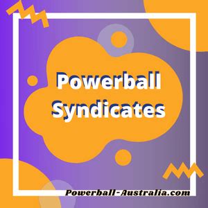 power ball syndicate|how do powerball syndicates work.